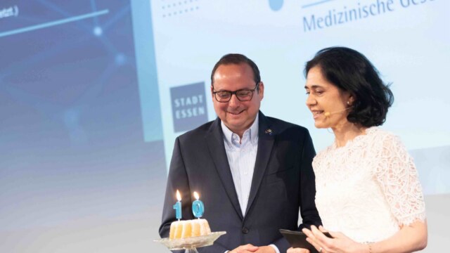 Gespräch bei einer Veranstaltung